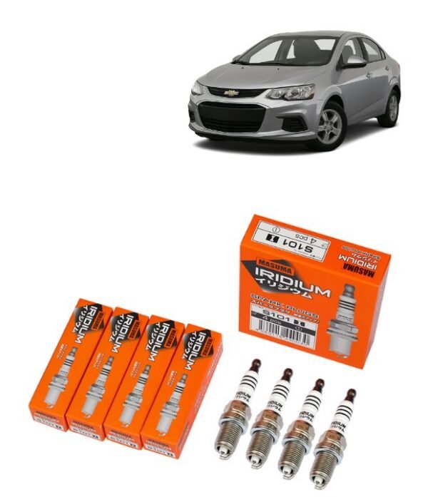 Bujías Iridio Masuma Pack 4 Para Chevrolet Aveo (T300) 1.6L 2017-2018