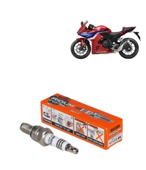 Bujías Iridio Masuma Pack 4 Para Motos Honda CBR500R