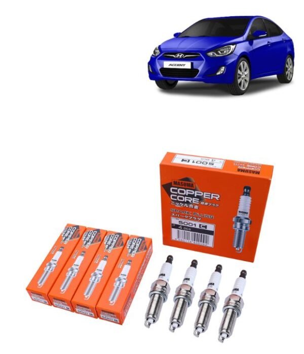 Bujías Iridio Masuma Pack 4 Para Hyundai Accent IV 1.4L 1.6L 2011-2014