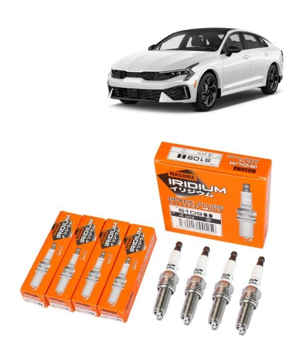 Bujías Iridio Masuma Pack 4 Para Kia K5 2.0L 2020 en adelante