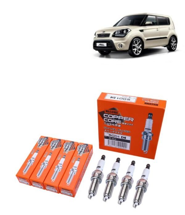 Bujías Iridio Masuma Pack 4 Para Kia Soul II III 1.6L 2013 en adelante