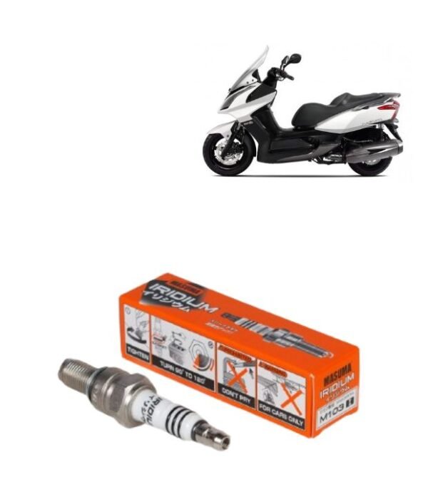 Bujías Iridio Masuma Pack 4 Para Motos Kymco Downtown 300 