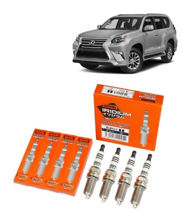 Bujías Iridio Masuma Pack 4 Para Lexus Gx460 4.6L 2009-2021