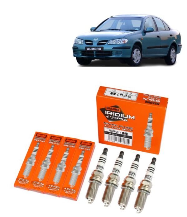 Bujías Iridio Masuma Pack 4 Para Nissan Almera 1.8L 2003-2005
