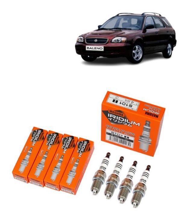 Bujías Iridio Masuma Pack 4 Para  Suzuki Baleno 1.8L 1995-2002