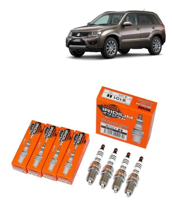 Bujías Iridio Masuma Pack 4 Para  Suzuki Grand Vitara 2.0L 1999-2005