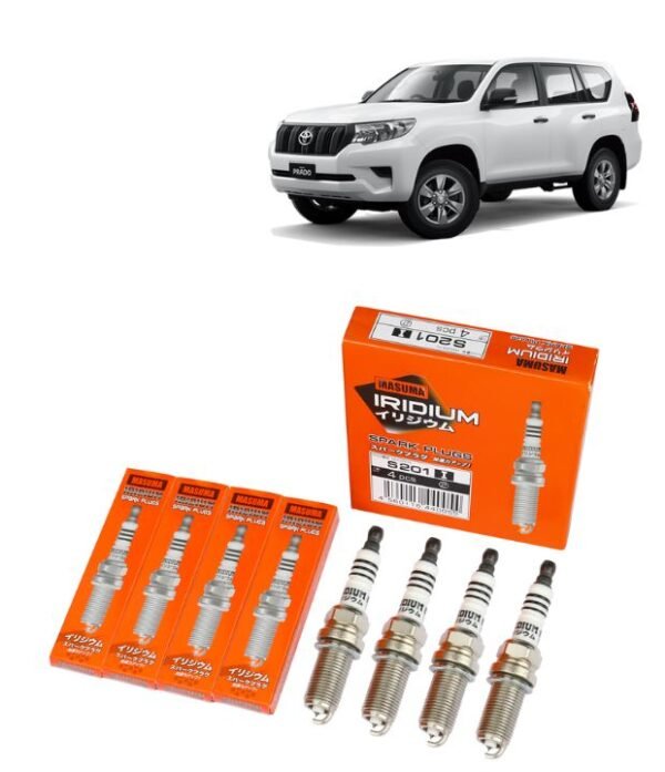 Bujías Iridio Masuma Pack 4 Para Toyota Land Cruiser Prado 2.7L 4.0L 2003-2015