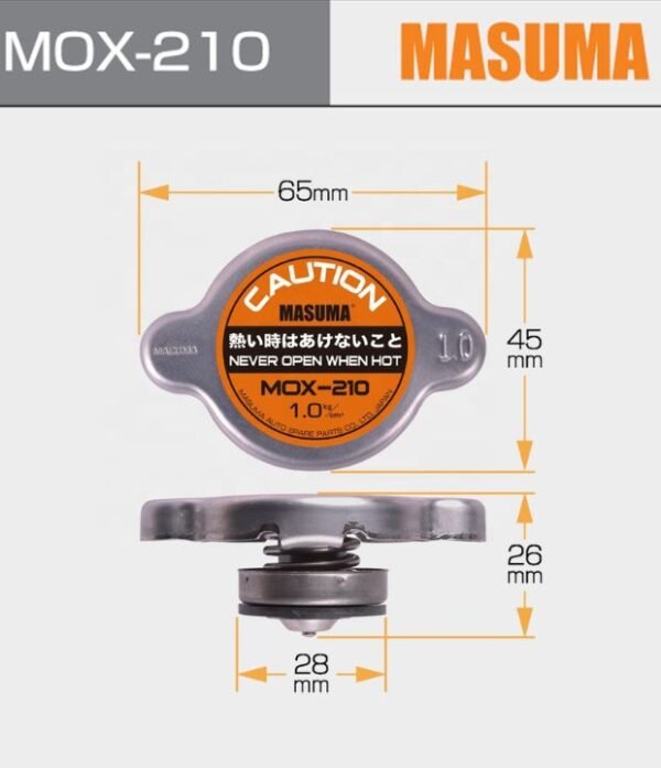 Tapa de Radiador Masuma Para TOYOTA Camry 3.0L 3.3L 2001-2006