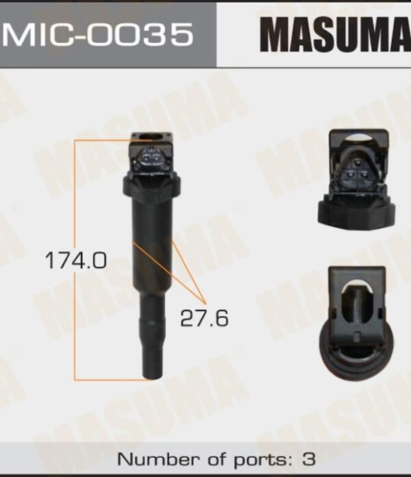 Bobina de Encendido Masuma Para BMW 3-SERIES 316Ci 1.6L 2001-2004