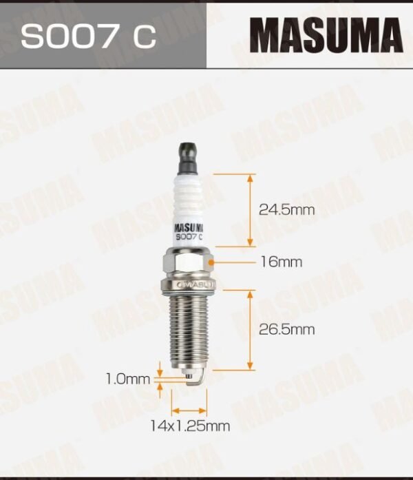 Bujías Iridio Masuma Pack 4 Para HYUNDAI Sonata VI 2.4L 2010-2014