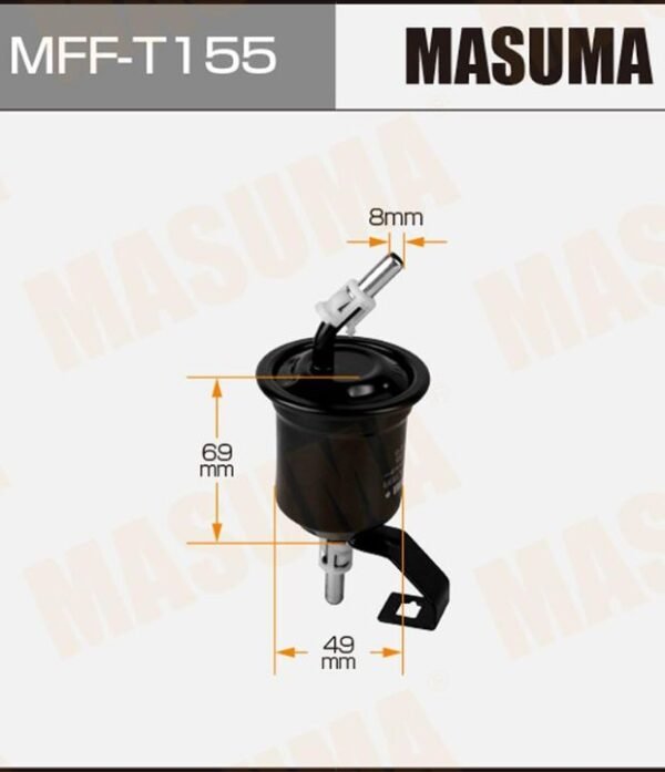 8 Filtro de Bencina Masuma Para Toyota Hilux (gasolina) 2.7L 1998–2008