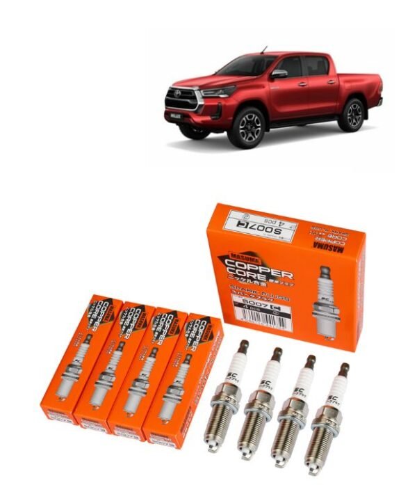 Bujías Iridio Masuma Pack 4 Para TOYOTA Hilux VII 2.0L 2.7L 4.0L 2005-2016