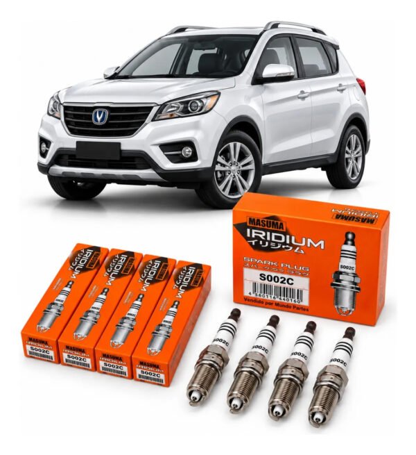 D_NQ_NP_672755-MLC120327416097_102026-F.jpg Bujías Iridio Masuma Pack 4 para Citroen C4 I 1.4 2004-2011
