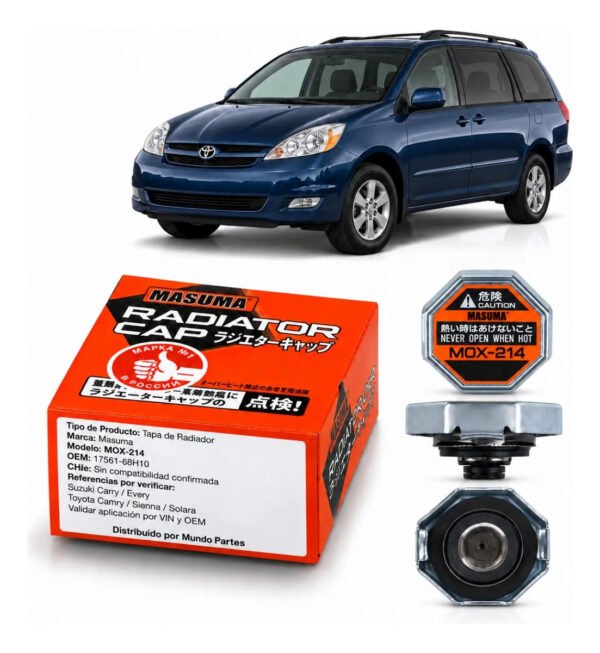 Tapa de Radiador Masuma Para Toyota Solara 3.3L 2003-2008