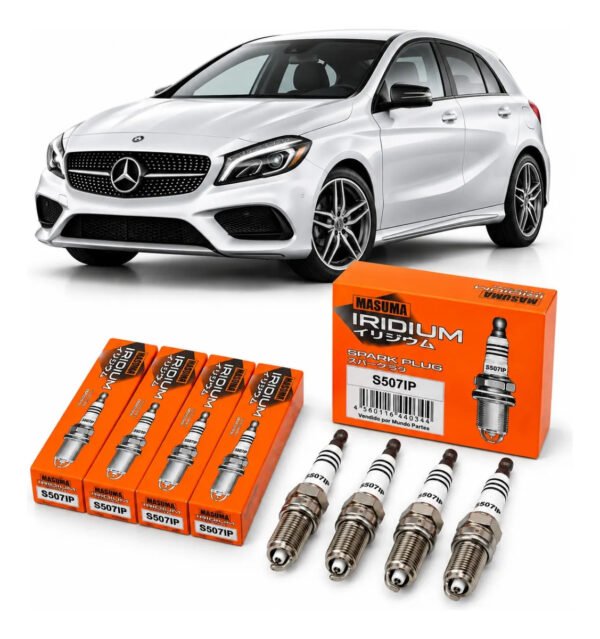 Bujías Iridio Masuma Pack 4 Para Mercedes-Benz A200 2006-2012