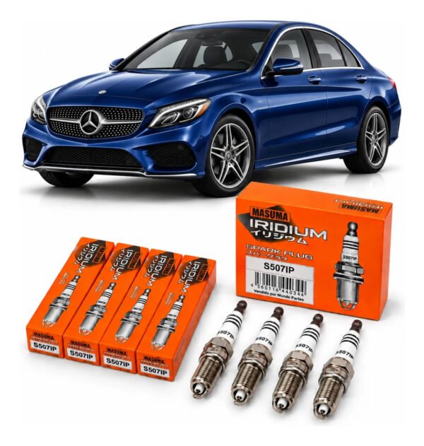 Bujías Iridio Masuma Pack 4 Para Mercedes-Benz A200 2006-2012