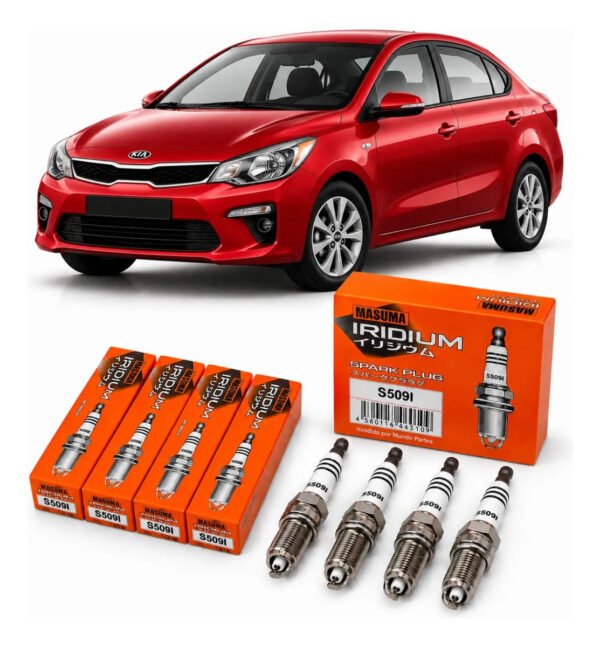 Bujías Iridio Masuma Pack 4 Para Chery Cowin 1.5L 2012–2016