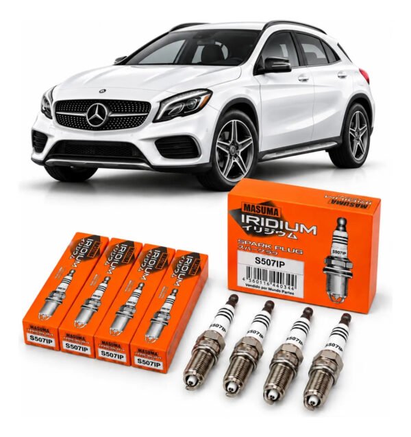 Bujías Iridio Masuma Pack 4 Para Mercedes-Benz A200 2006-2012