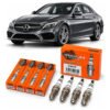 Bujías Iridio Masuma Pack 4 Para Mercedes-Benz A200 2006-2012