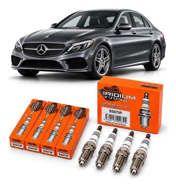 Bujías Iridio Masuma Pack 4 Para Mercedes-Benz A200 2006-2012