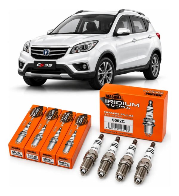 D_NQ_NP_947898-MLC120326659525_102026-F.jpg Bujías Iridio Masuma Pack 4 para Citroen C4 I 1.4 2004-2011